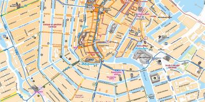 Mappa di Amsterdam centrum
