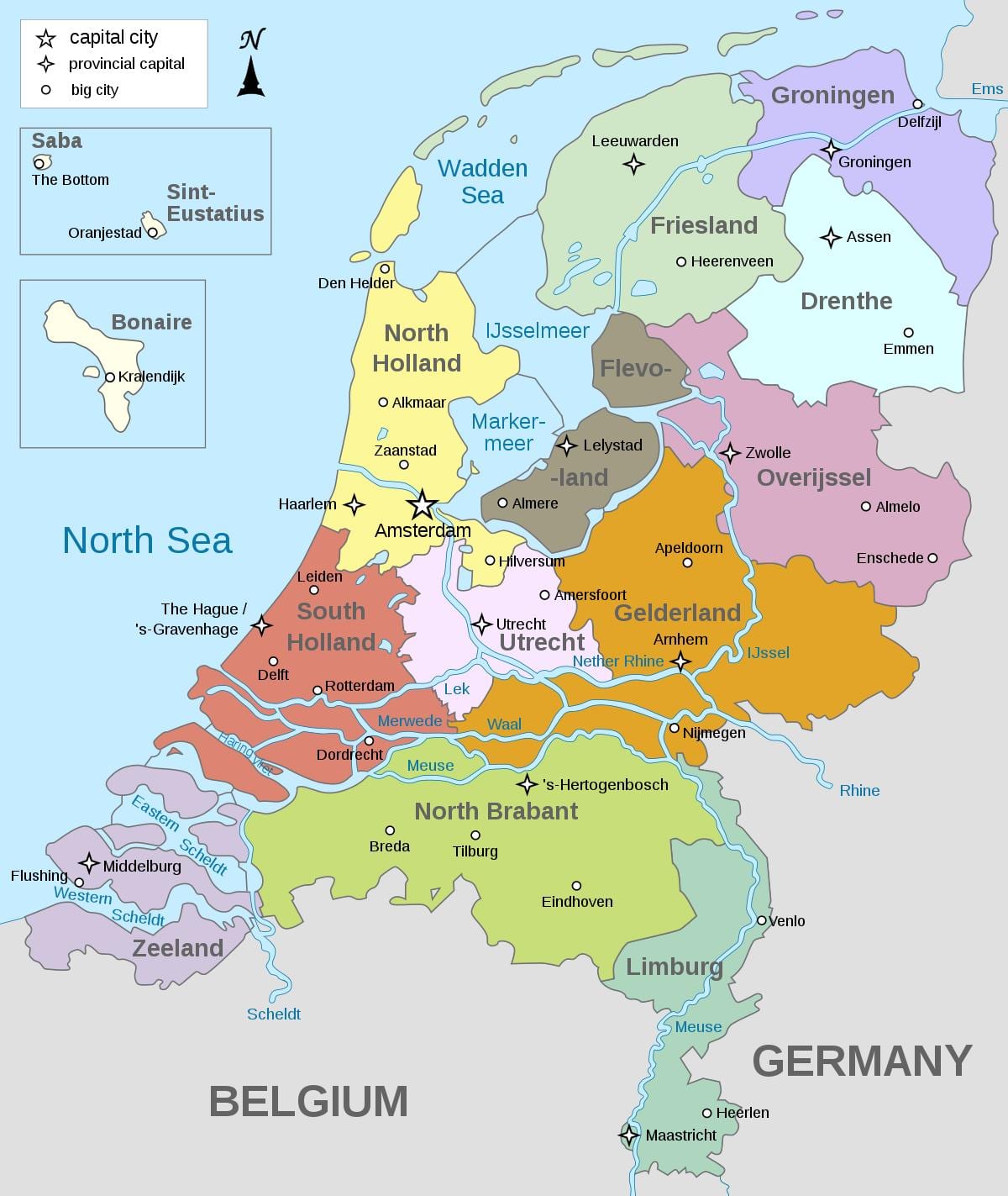 mappa di Amsterdam