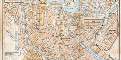 Amsterdam città vecchia mappa