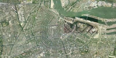 Mappa di Amsterdam satellitare 