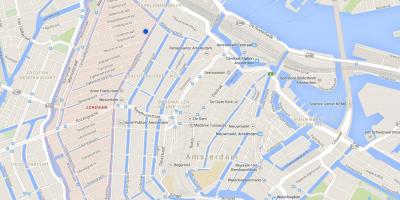 Mappa di jordaan di Amsterdam