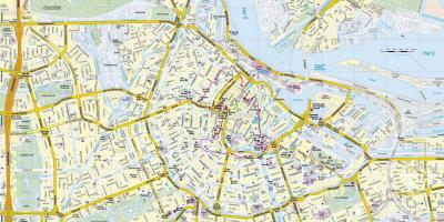 Città di Amsterdam mappa